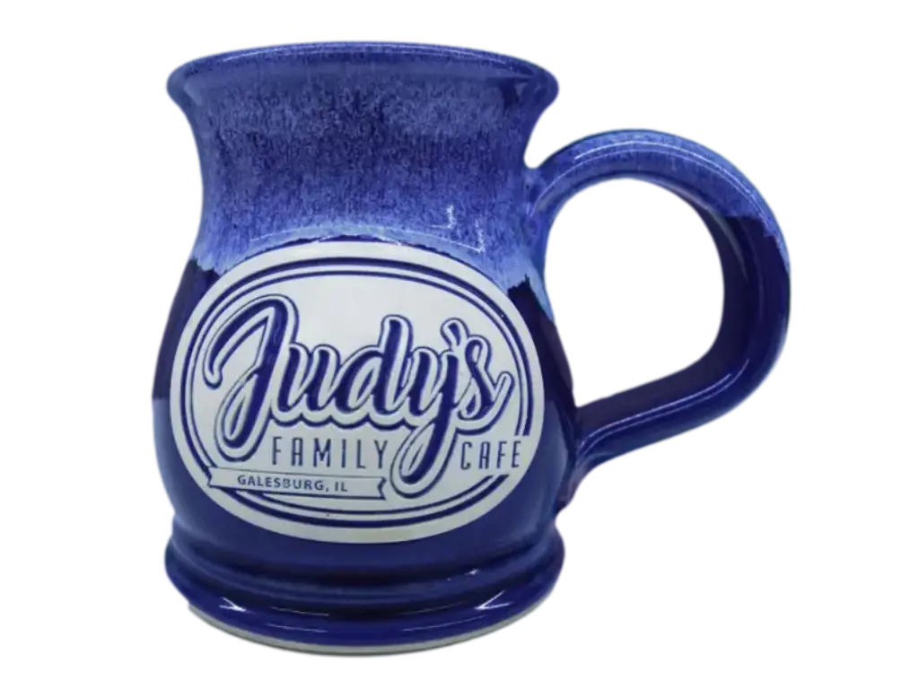 blue mug front