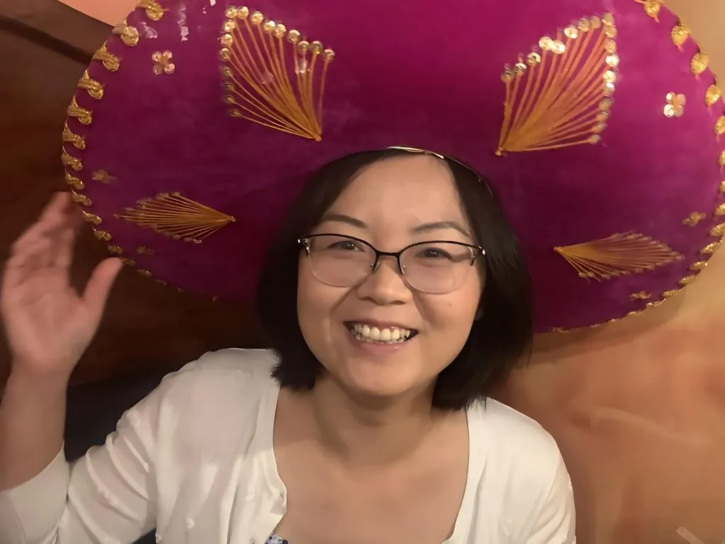 judy in a sombrero