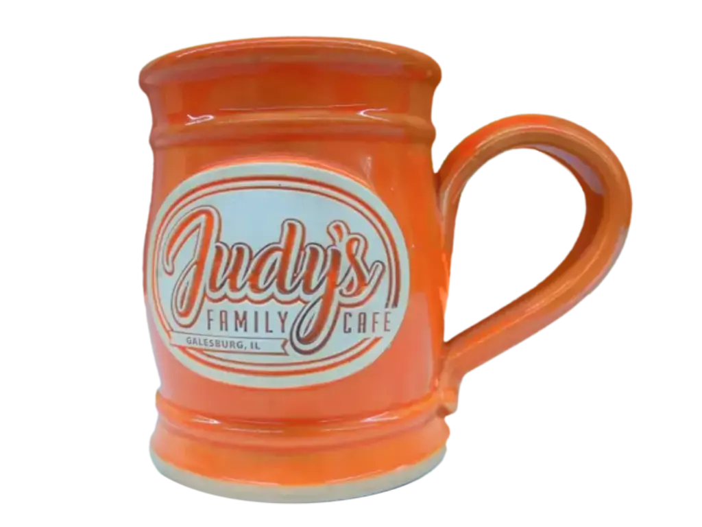 orange mug front